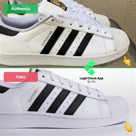 authentic adidas superstar vs fake|adidas counterfeit vs genuine.